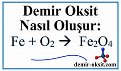 doğal demir oksit oluşumu